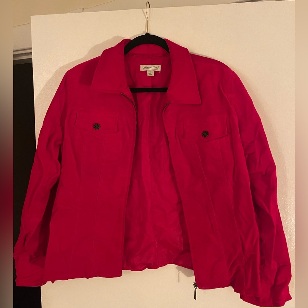 Red Coldwater Creek Jacket